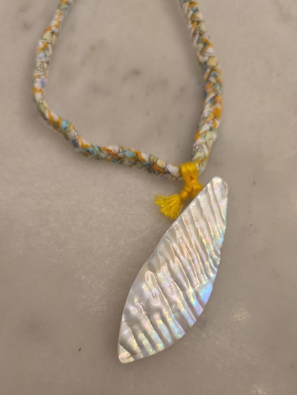 NWT Free People x Ariana Ost Era Strand Fabric Necklace - Picture 4 of 8